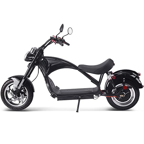 TOXOZERS 2500W Fat Tire Electric Scooter with Seat Black