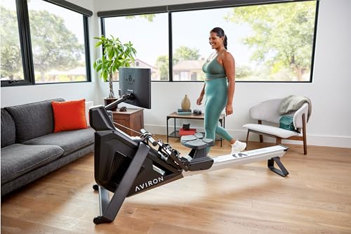 Aviron Strong Series Rowing Machine Black