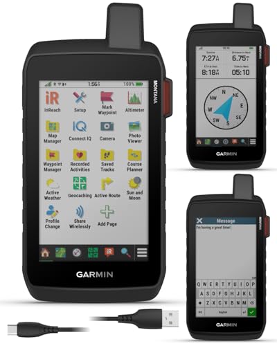 Wearable4U Garmin Montana 760i Rugged GPS Handheld Navigator Black