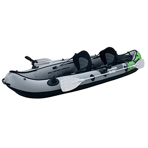 Elkton Outdoors Inflatable Fishing Kayak Green