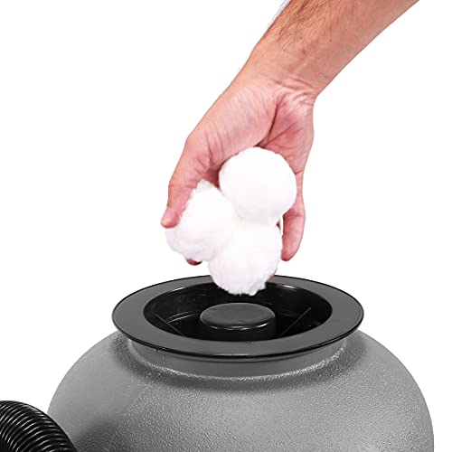 Jikkolumlukka 12" Sand Filter Above-Ground Pool Pump with 6-Way Valve