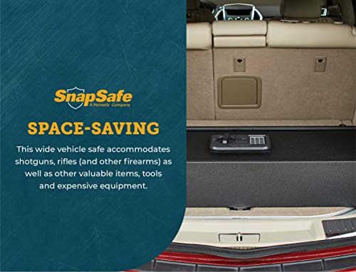 SnapSafe Trunk Safe II Vehicle Gun Safe Black