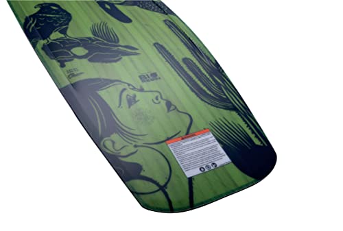 Hyperlite Guara Mens Wakeboard Wood Grain Green 150cm