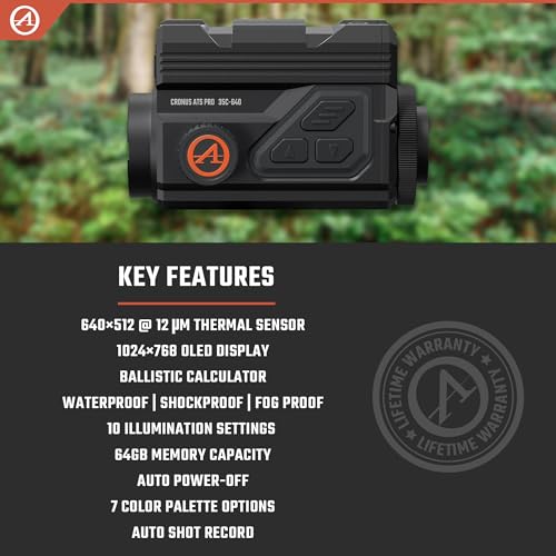 Athlon Optics Cronus ATS Clip On Thermal Black
