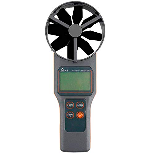 Tongbao AZ8919 Anemometer Wind Speed Tester Dewpoint Temperature Meter Grey