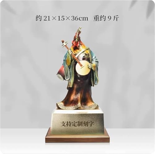 Generic Samael China Zodiac Chicken Mascot Statue Multicolour