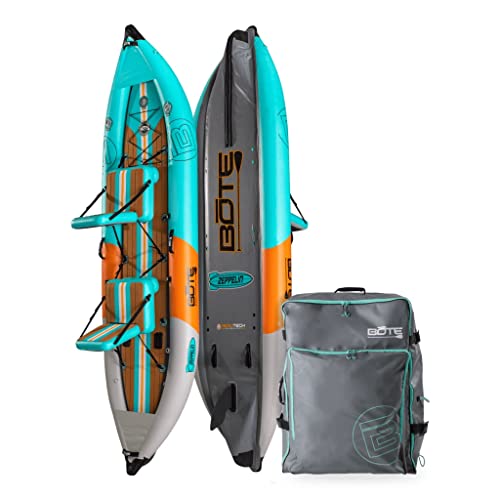 BOTE Zeppelin Aero 12 FT Inflatable Kayak Package Native Aqua