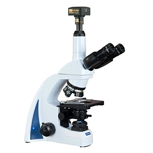 OMAX Digital Infinity Plan LED Microscope 40X-3000X 5MP USB3