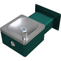 Global Industrial Outdoor Wall Mounted Drinking Fountain Green