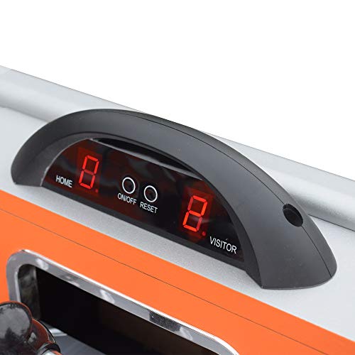 Hathaway Trailblazer 56-Inch Foosball Table with Electronic Scoring Black/Orange