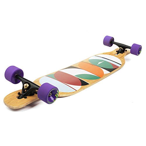 Loaded Boards Dervish Sama Bamboo Longboard Flex 1 with Orangatang Durian 75mm/83a Wheels