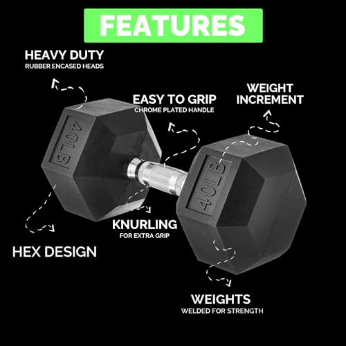 BBRUN Weight Dumbbells Set with Rack 450-550 lbs Black