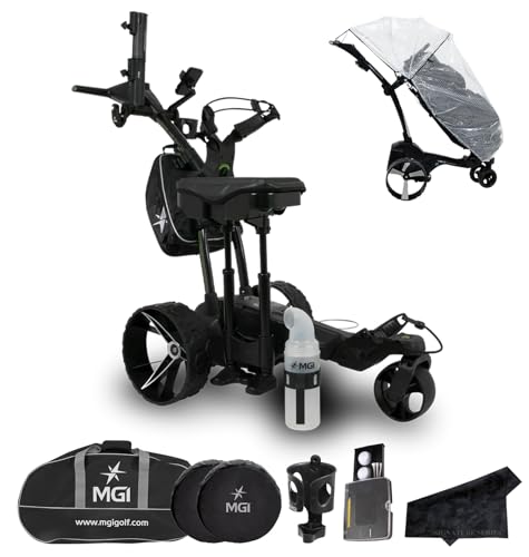 Certified Brands MGI Ai 500 GPS Electric Golf Push Cart Accessory Bundle