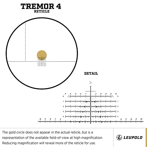 Leupold Mark 4 12-40x60mm Black Tremor 4 Spotting Scope Black