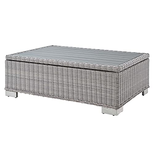 America Luxury - Outdoor Lounge Sofa Chair Table Set Rattan Wicker Modern White