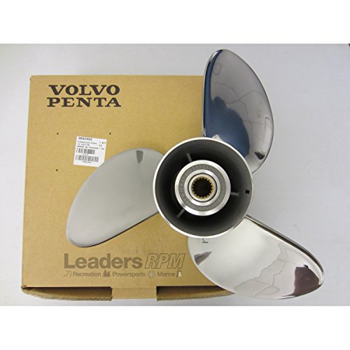 Volvo Penta OEM Stainless Steel 14.75x17P 3-Blade RH Propeller