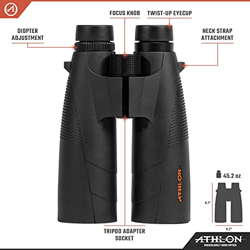 Athlon Optics 15x56 Cronus G2 UHD Binoculars Black