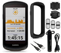 Wearable4U Garmin Edge 1040 GPS Cycling Computer with Solar Charging, Case, Speed and Cadence Sensors, E-Bank Bundle