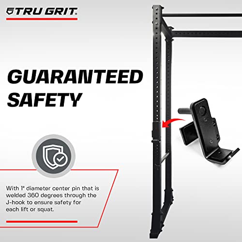 TG TRU GRIT Fitness Flat Foot Dynamic Rack Black