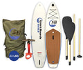 Inflatable Sport Boats Premium Inflatable Stand Up Paddle Board & Kayak White