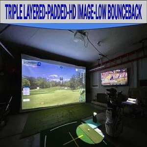 SPECTRUM GOLF SIMULATORS Golf Impact Screen Poly Spacer White