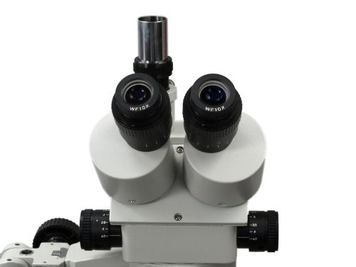 OMAX 3.5X-90X Digital Trinocular Boom Stand Stereo Microscope with 54 LED Ring Light and 1.3MP USB Camera