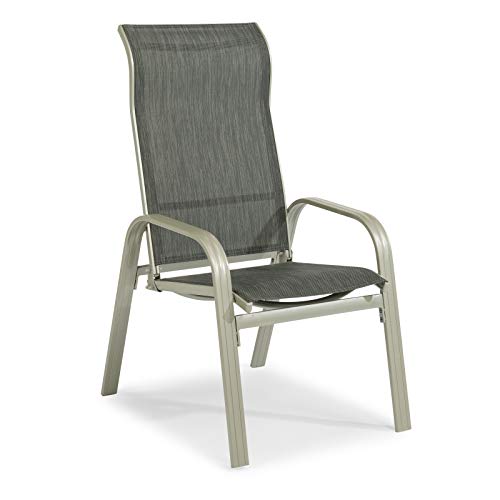 Homestyles 7 Piece Outdoor Dining Set Grey