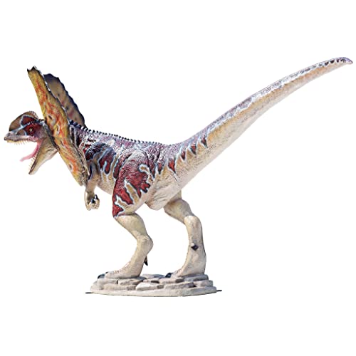 Design Toscano Jurassic-Sized Dilophosaurus Dinosaur Statue Full Color