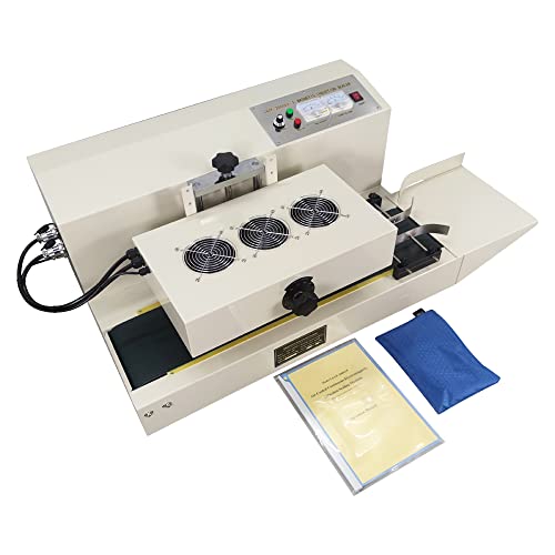 TECHTONGDA Continuous Electromagnetic Induction Sealer Bottle Cap Sealing Machine 50-130mm Diameter White