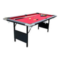 Hathaway Fairmont Portable 6-Ft Pool & Billiard Table Red