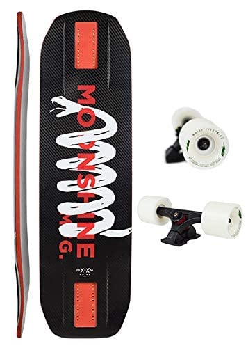 Moonshine Manufacturing Freestyle Cruiser Longboard Rum Runner Carbon Complete Deck