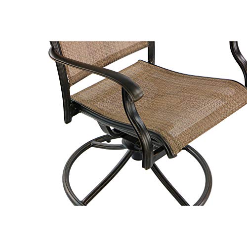 Hanover Fontana 7-Piece Patio Dining Set Tan