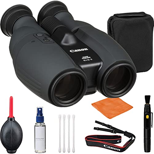 Canon 12x32 Lens Shift Image Stabilization Binocular Bundle with Accessories
