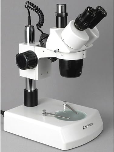 AmScope Trinocular Stereo Microscope 10X-60X White