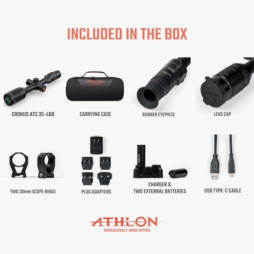 Athlon Optics Cronus ATS 35-400 Thermal Scope Black