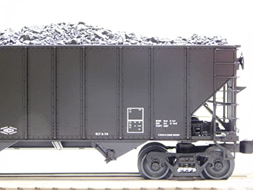 Lionel Denver & Rio Grande 100 TON Hopper 2 Pack O Gauge Black/Blue