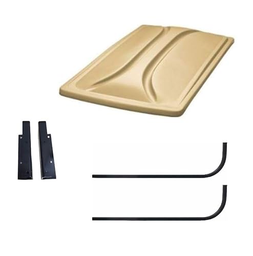 3G Universal 80" Tan Roof Kit for Club Car Precedent Golf Carts