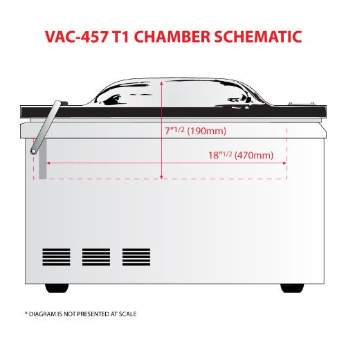 JORESTECH Vacuum Sealer Chamber Seal Machine with Rotary Oil Pump Silver