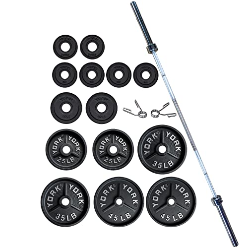 York Barbell Deep Dish Olympic Weight Plate Set