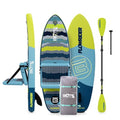 BOTE 8' FT Flow Rider Aero Inflatable Stand Up Paddle Board Hybrid Kayak Kit Native Rips