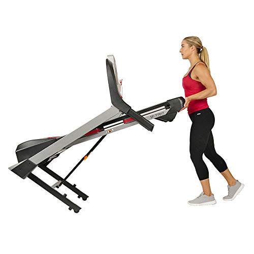 Sunny Health & Fitness Folding Treadmill Gray