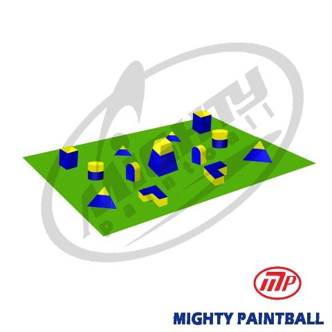 MP - Mighty Products Paintball Bunker Package B - Practice Field