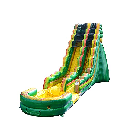 JumpOrange Commercial Inflatable Water Slide with Splash Pool Amazon River
