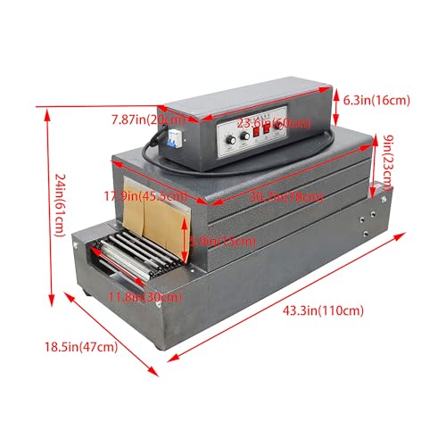 BREVELTION 220V Heat Shrink Packaging Machine Automatic PVC POF Sealer