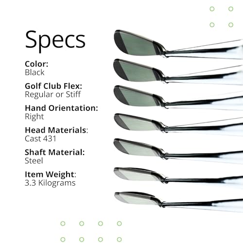 Bombtech Golf Premium Golf 4.0 Iron Set Black
