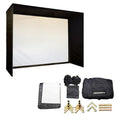 The Indoor Golf Shop DIY Golf Simulator Enclosure 7.7x13.3 Black