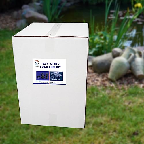 HALF OFF PONDS Pond Free Cascade Waterfall Kit with 4,100 GPH Pump and EPDM Liner Black