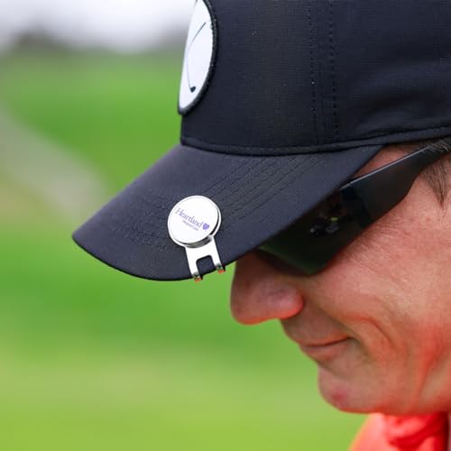 Custom Made Golf Events Premium Custom Golf Hat Clip with Bottle Opener & Ball Marker Silver