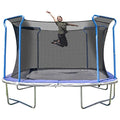TruJump Kids Trampoline 12FT Square with Safety Enclosure Blue
