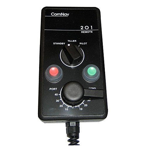 ComNav Marine 201 Remote with 40' Cable for 1001, 1101, 1201, 2001, & 5001 Autopilots Black